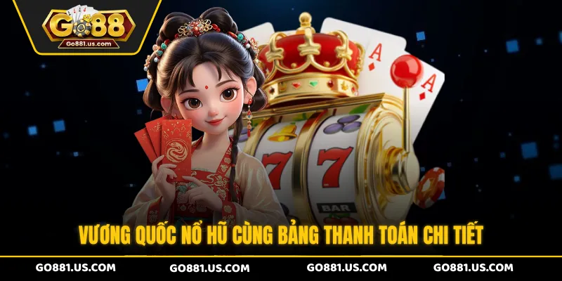 Vương Quốc nổ hũ cùng bảng thanh toán chi tiết